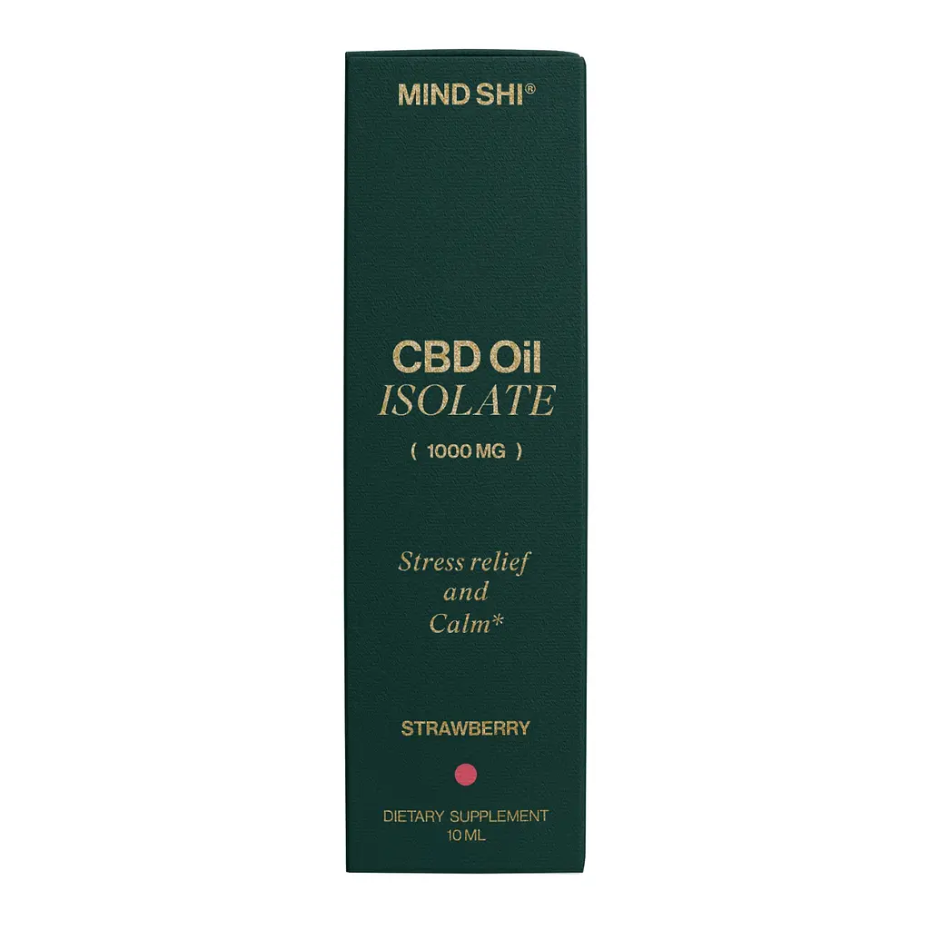 Ізолят канабідіолу Mind Shi CBD Oil Isolate Strawberry 1000 мг 10 мл - фото 5