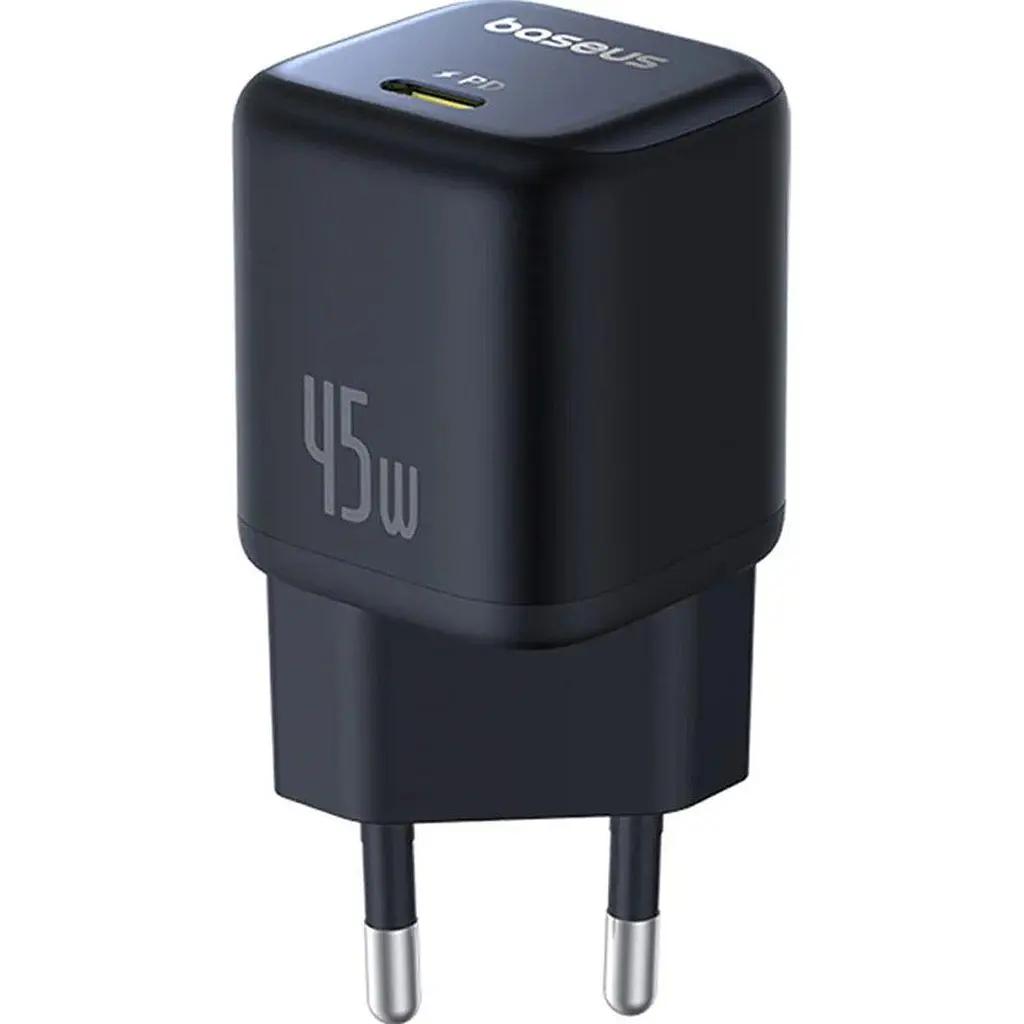 Мережевий зарядний пристрій Baseus PicoGo GaN Fast Charger Type-C 45W P10176800123-00 Black - фото 4