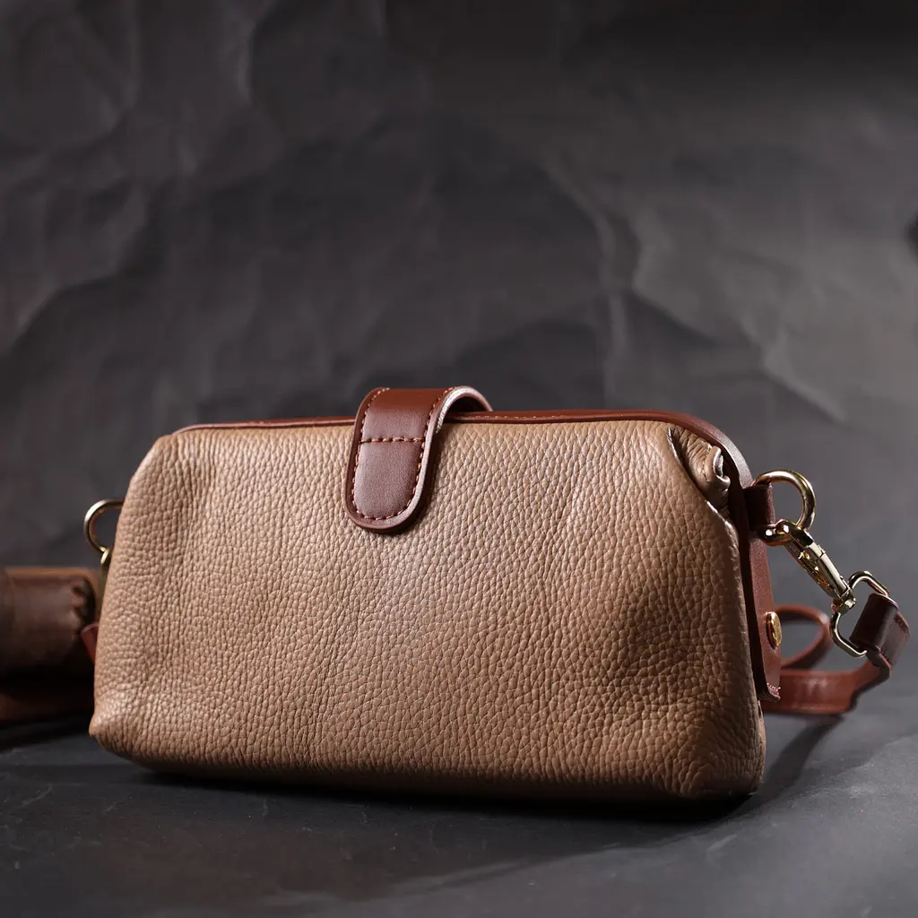 Клатч Vintage з клямкою з натуральної шкіри 19.5х10х5.5 см sum0029011 - фото 10