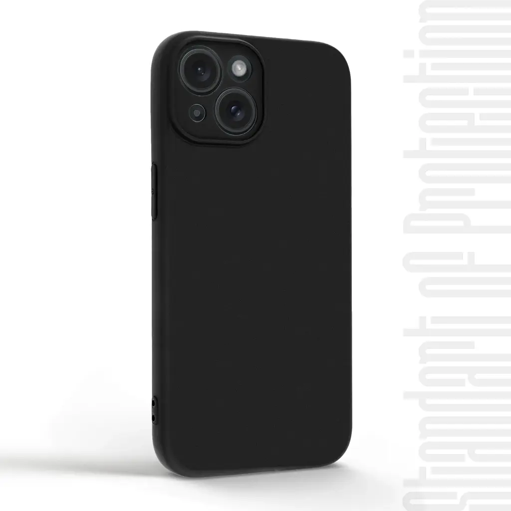 Чохол ArmorStandart Matte Slim Fit для Apple iPhone 15 Camera cover Black - фото 2