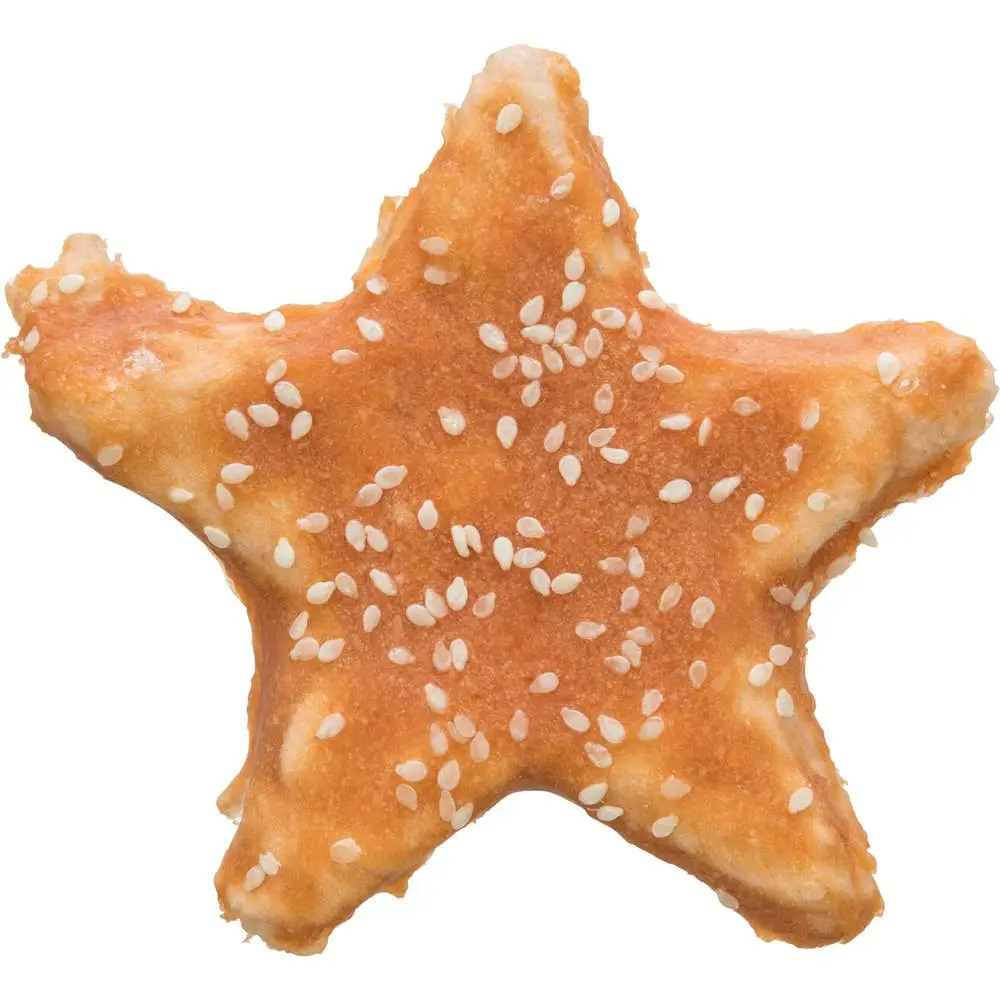 Ласощі Trixie Denta Fun Chicken Star bulk для собак Куряча зірочка 9 см 30 г 30 шт/уп