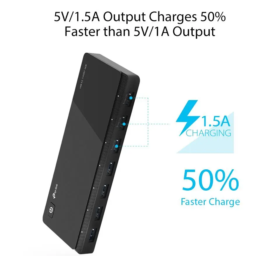 Разветвитель USB Hub TP-Link UH-700 7 портов USB3.0 - фото 4