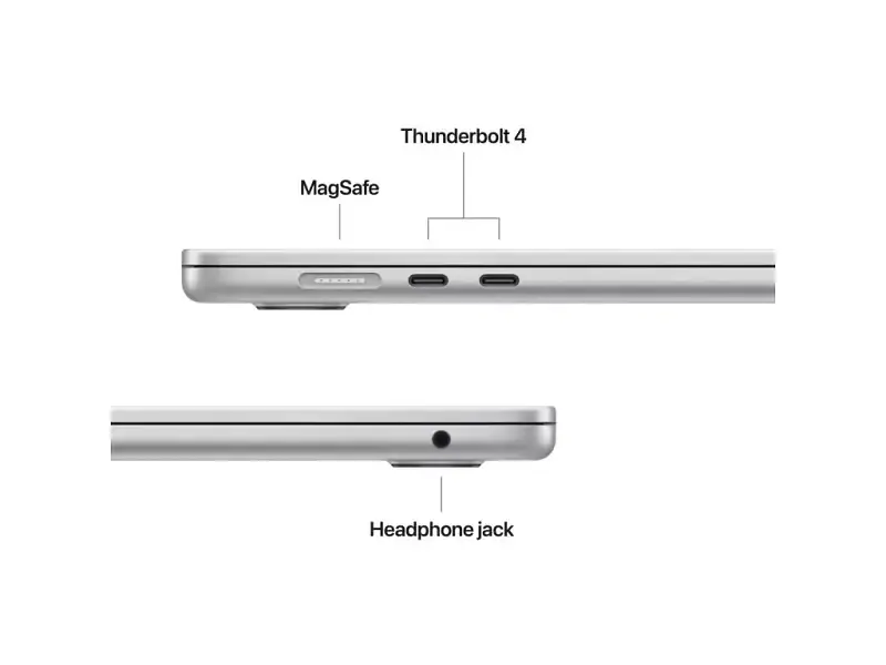 Ноутбук Apple MacBook Air 15 2026 M5/10CPU/10GPU/32GB/512GB Silver (Z1LQ000RF) - фото 8