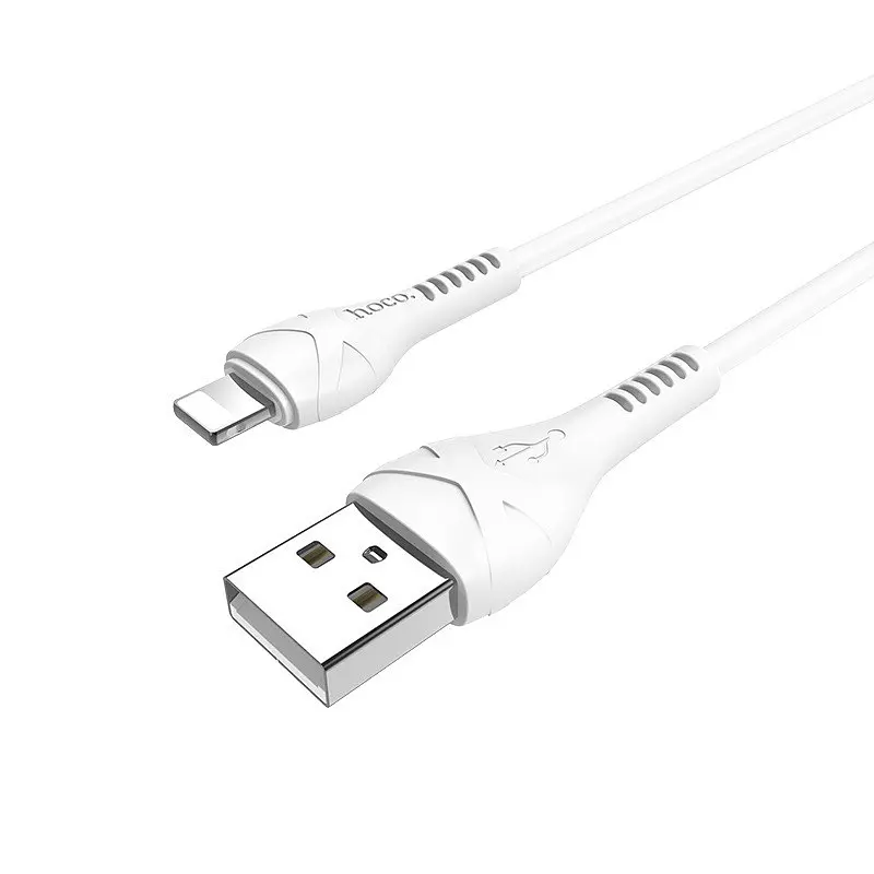 Кабель HOCO X37 USB to Micro 2.4A Apple iPhone Cool power Lightning ∙ Зарядний провід для айфона Charging data cable - фото 2