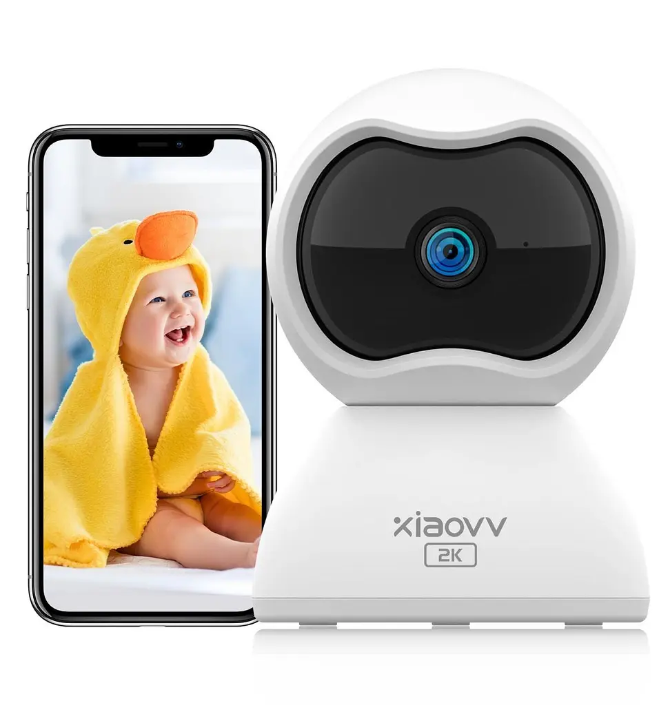Відеоняня Xiaovv Q2 3MP з підключенням до телефону двостороннім звʼязком та відеоспостереженням - фото 5