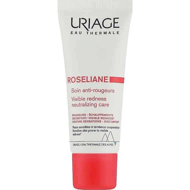 Крем для обличчя Uriage Roséliane Crème Anti-Rougeurs Проти почервонінь 40 мл - фото 2
