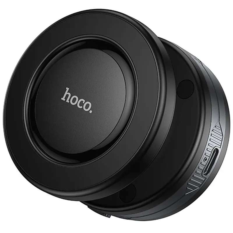 Автотримач Hoco H87 Dragon electric suction cup magnetic universal Black / Metal gray - фото 3