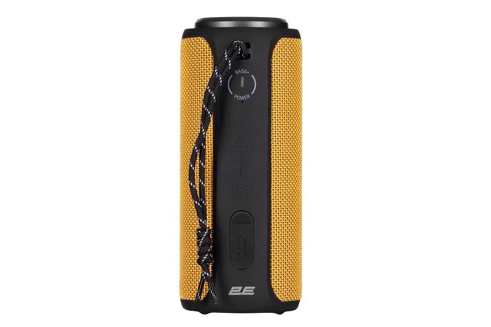 Акустична система 2E SoundXTube TWS MP3 Wireless Waterproof Yellow (2E-BSSXTWYW) - фото 6