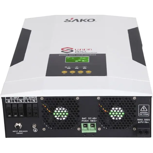 Гибридный солнечный инвертор Sako Sunon Pro 5.5kW 48V [114531] - фото 6