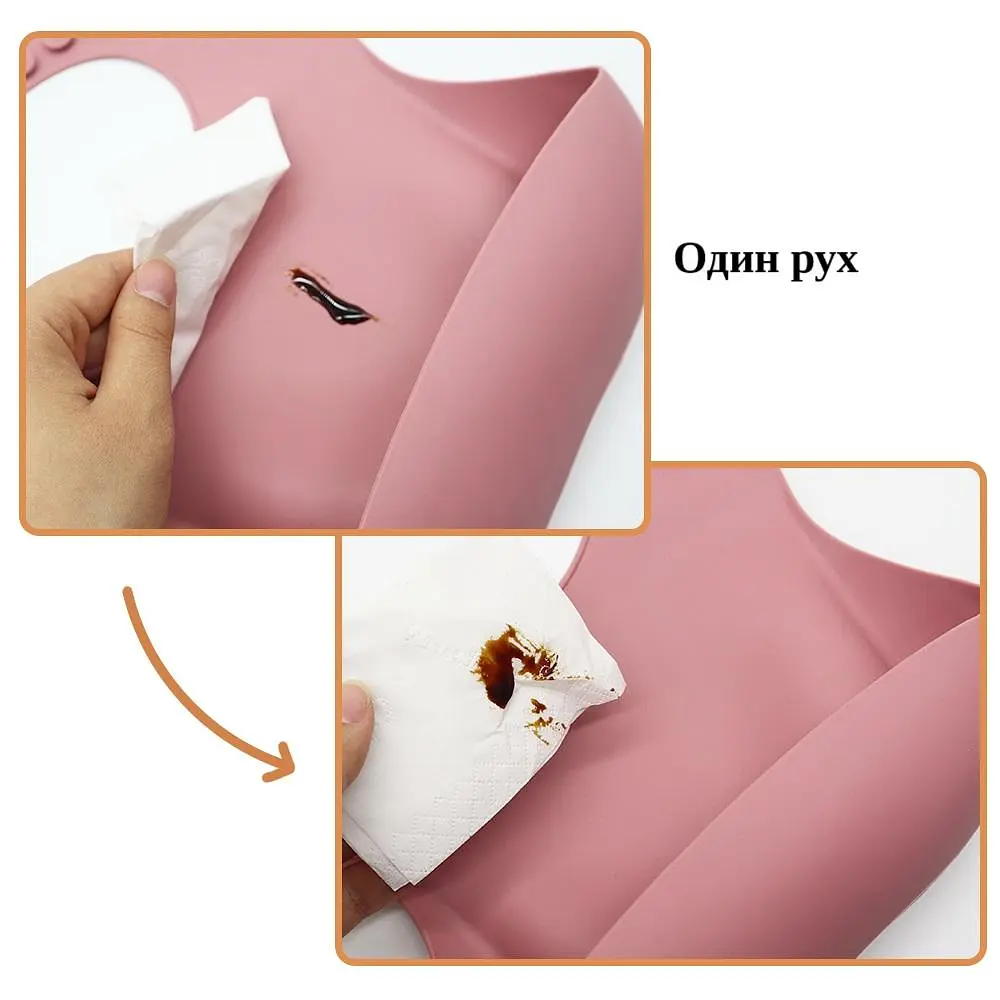 Набір силіконового дитячого посуду Cheeks для прикорму на присосках із харчового силікону темно рожевий з гризунком прорізувачем-брязкальцем  duplication - фото 9