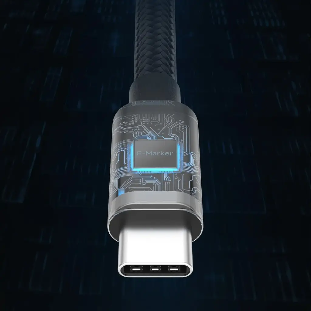 Кабель Hagibis UC4T USB-C to USB-C Cable 0.10m [145378] - фото 5