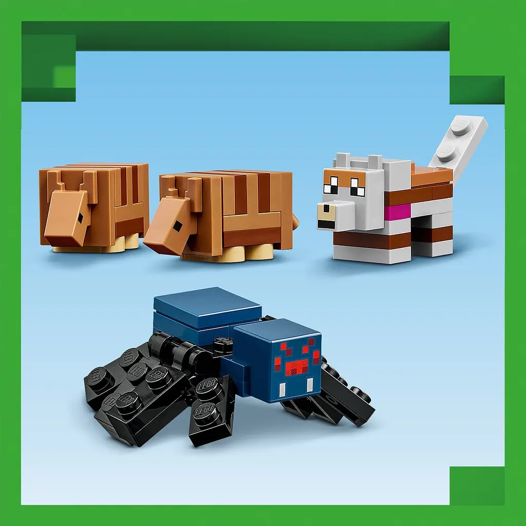 Конструктор LEGO Minecraft Шахтная экспедиция «Броненосец», 247 деталей (21269) - фото 7