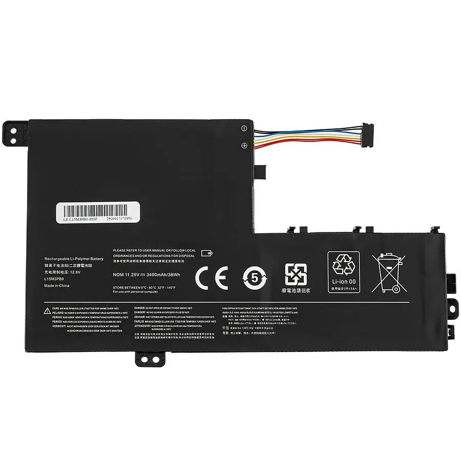 Батарея для ноутбука Lenovo L15M3PB0 (ДИВИТИСЯ КРІПЛЕННЯ! IdeaPad: 320S-14IKB 330S-15IKB) 11.25V 3400mAh Чорний - фото 3