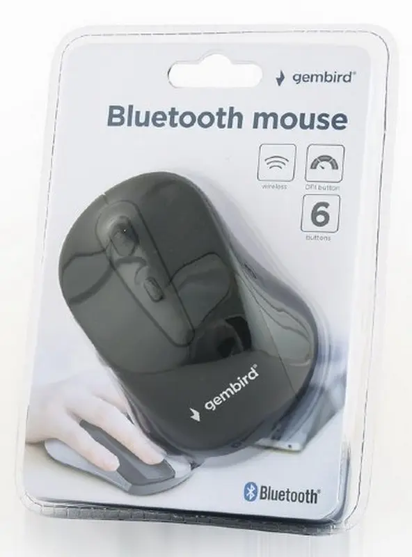 Миша Gembird MUSWB2 Bluetooth Black - фото 2