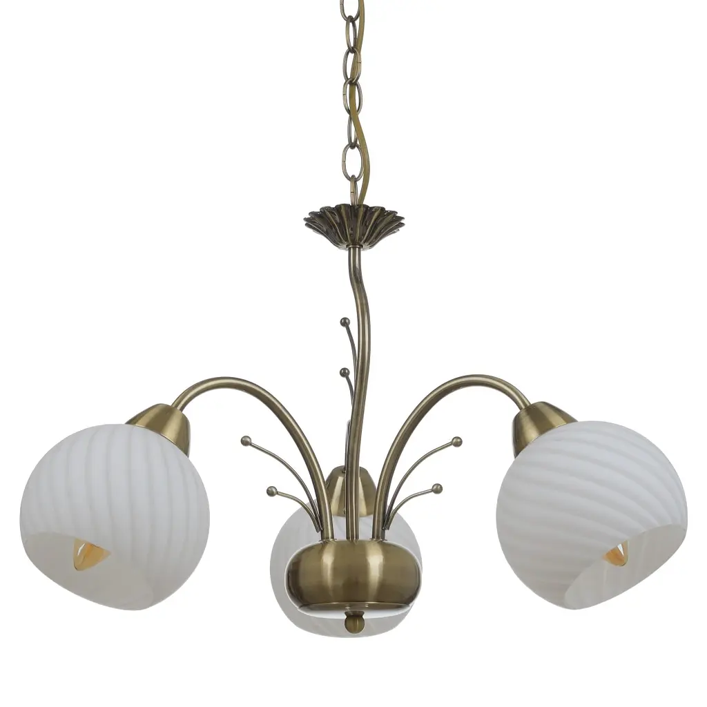 Люстра подвесная Brille для гостиной E14 60W AB (LK-655S/3) - фото 2