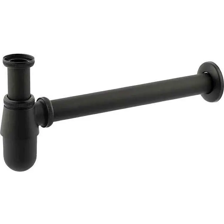 Сифон MIXXUS для раковини без випуску чорний SIPHON-01 BLACK 1 1/4"