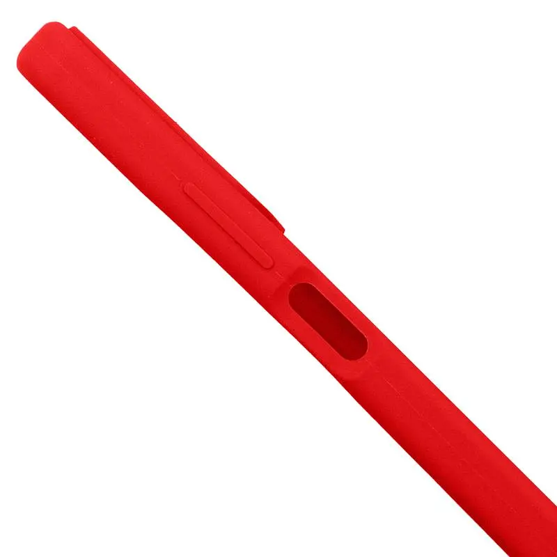 Чехол Silicone Cover Ummi Lakshmi Full Camera (AA) для Xiaomi Redmi 13 4G / Poco M6 4G Красный / Red - фото 2