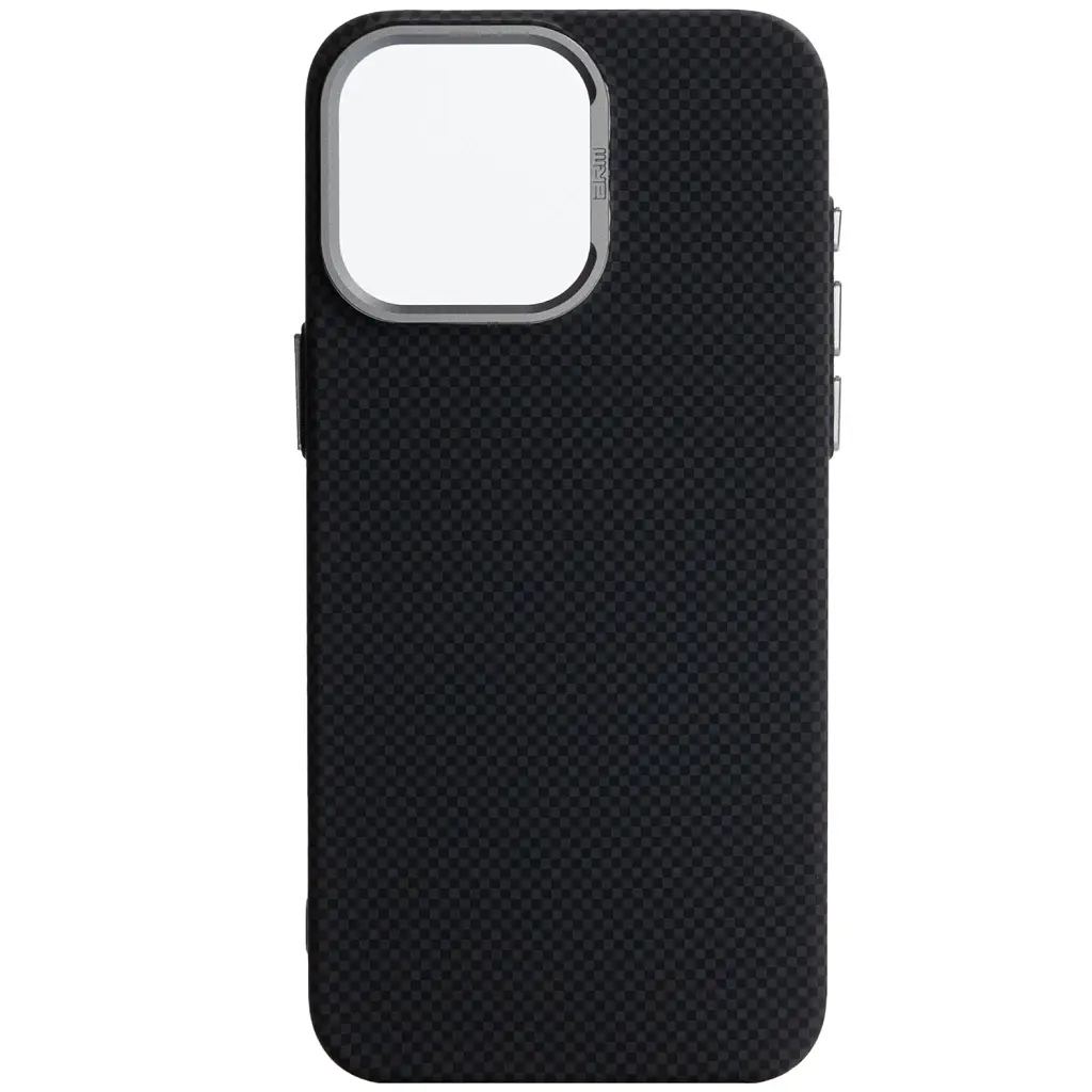 Чохол до мобільного телефона Armorstandart LikeCarbon2 MagCase Apple iPhone 16 Pro Max Kevlar Black (ARM88382) - фото 3