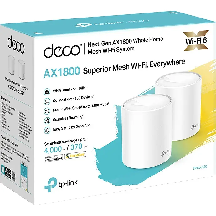 Маршрутизатор TP-Link Deco X20 2-pack - фото 6