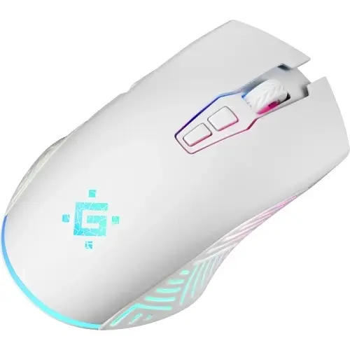 Миша бездротова Pandora GM-502, White, USB адаптер 2.4 ГГц, оптична Defender teh0028182 - фото 4