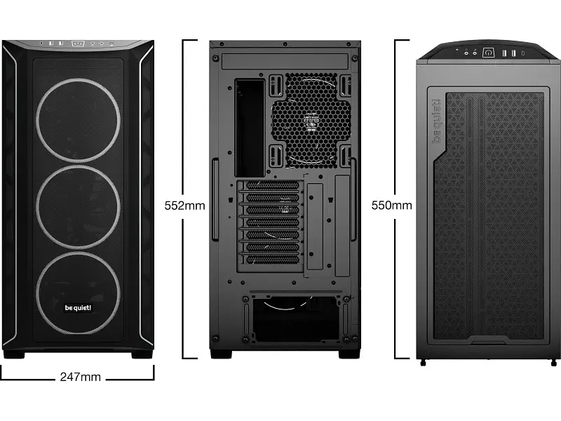 Корпус Be quiet! Shadow Base 800 FX Black (BGW63) - фото 3