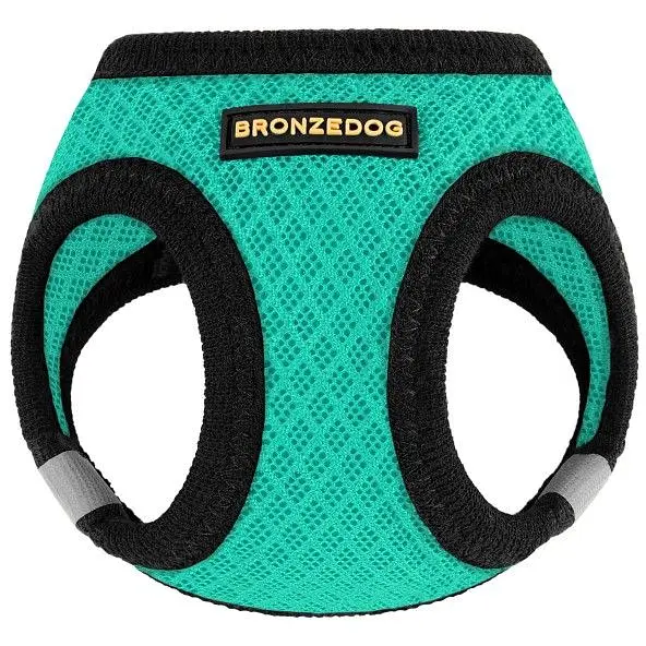 Шлея для собак Bronzedog Mesh Vest, розмір 4XS, 20х24 см, ментолова - фото 2