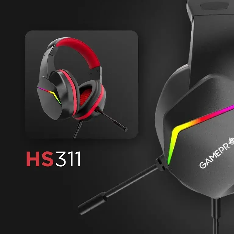 HF Stereo GamePro HS311 RGB Black/Red (HS311) UA - фото 7
