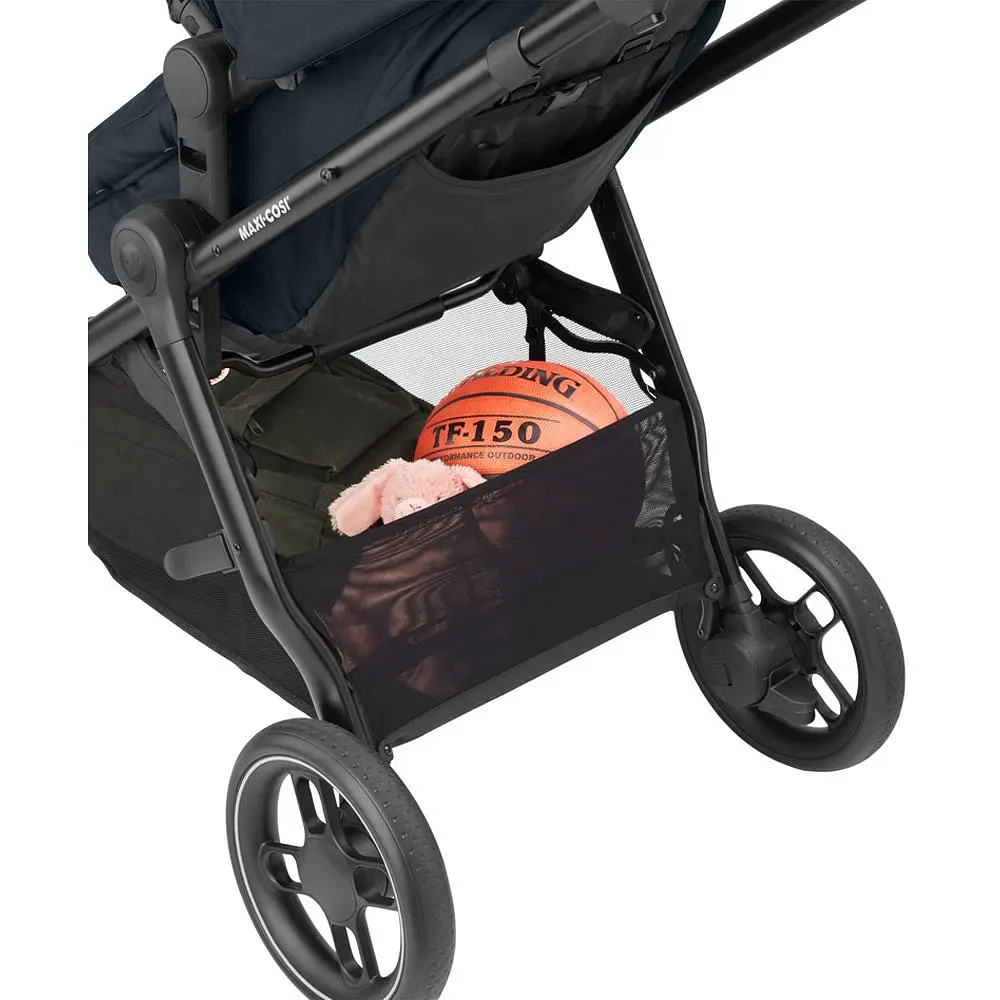 Коляска-трансформер Maxi-Cosi Zelia 3 Duo Essential Graphite, 3 в 1, з автокріслом CabrioFix i-Size, темно-сіра (1930672110) - фото 14