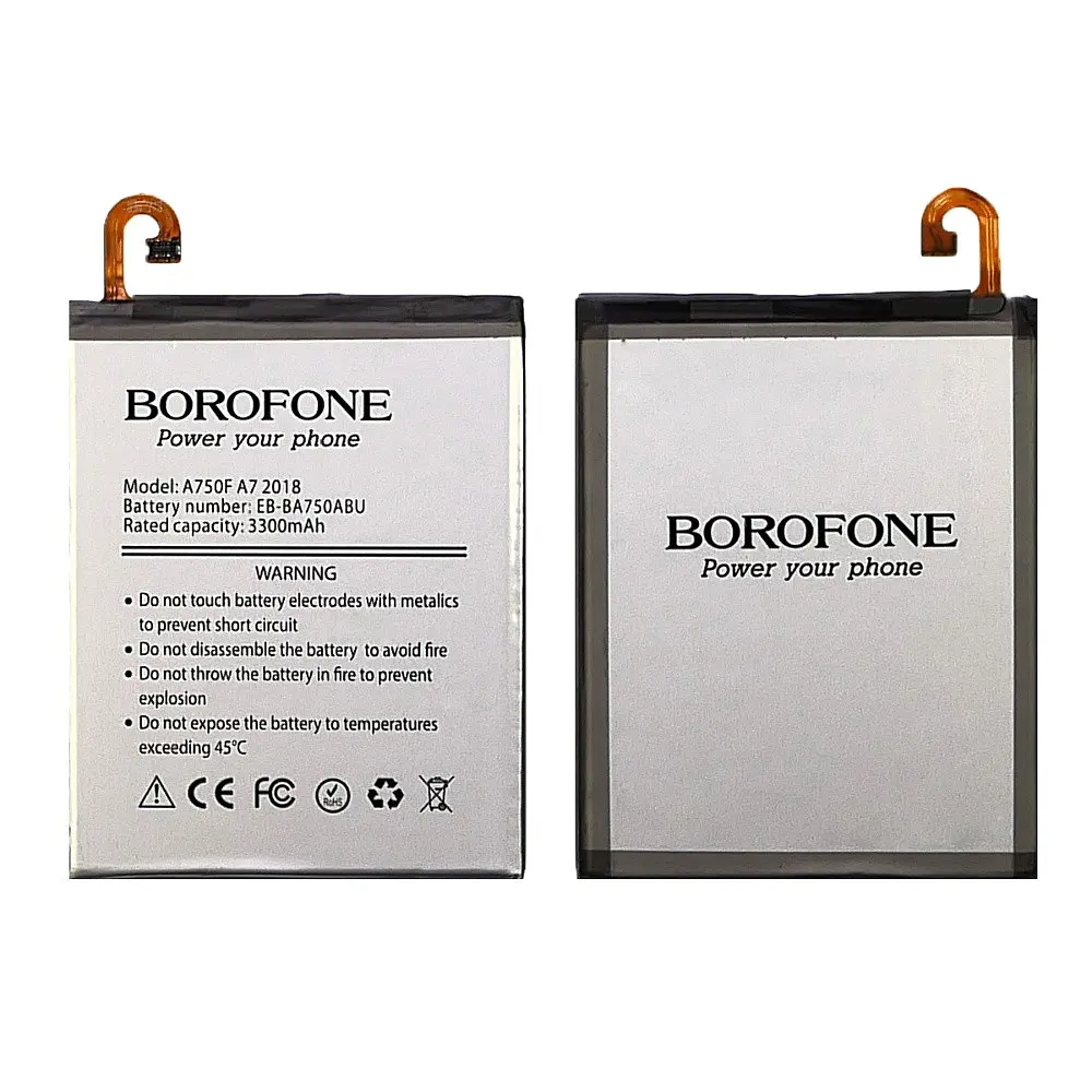 Акумулятор Borofone EB-BA750ABU для Samsung A750 A7 (2018)/A105 A10 (2019)/ M105 M10 - фото 2