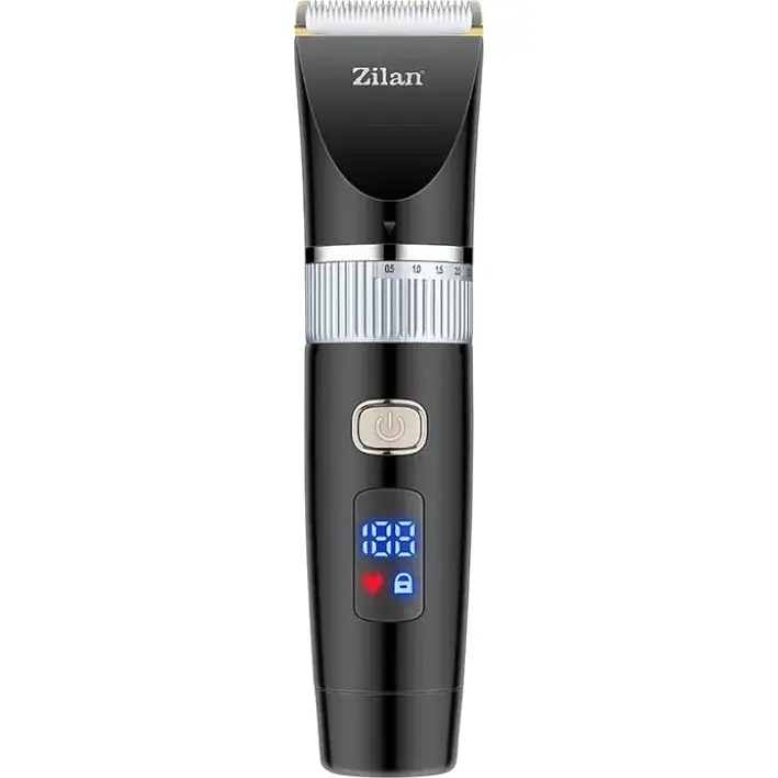 Машинка для стрижки Zilan ZLN8931 з підставкою 6 насадками замком для подорожей 150 хвилин роботи - фото 2