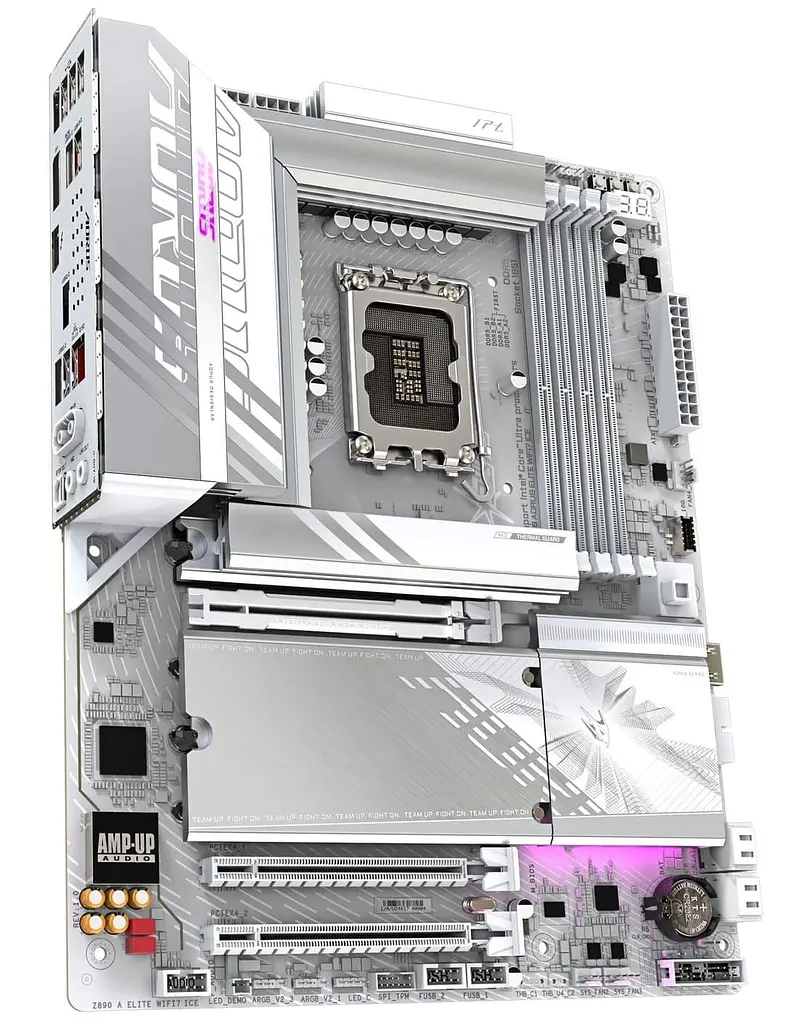Материнська плата Gigabyte Z890 AORUS ELITE WIFI7 ICE (Z890 AORUS ELITE WIFI7 ICE) (Socket 1851, Intel Z890, ATX) - фото 2