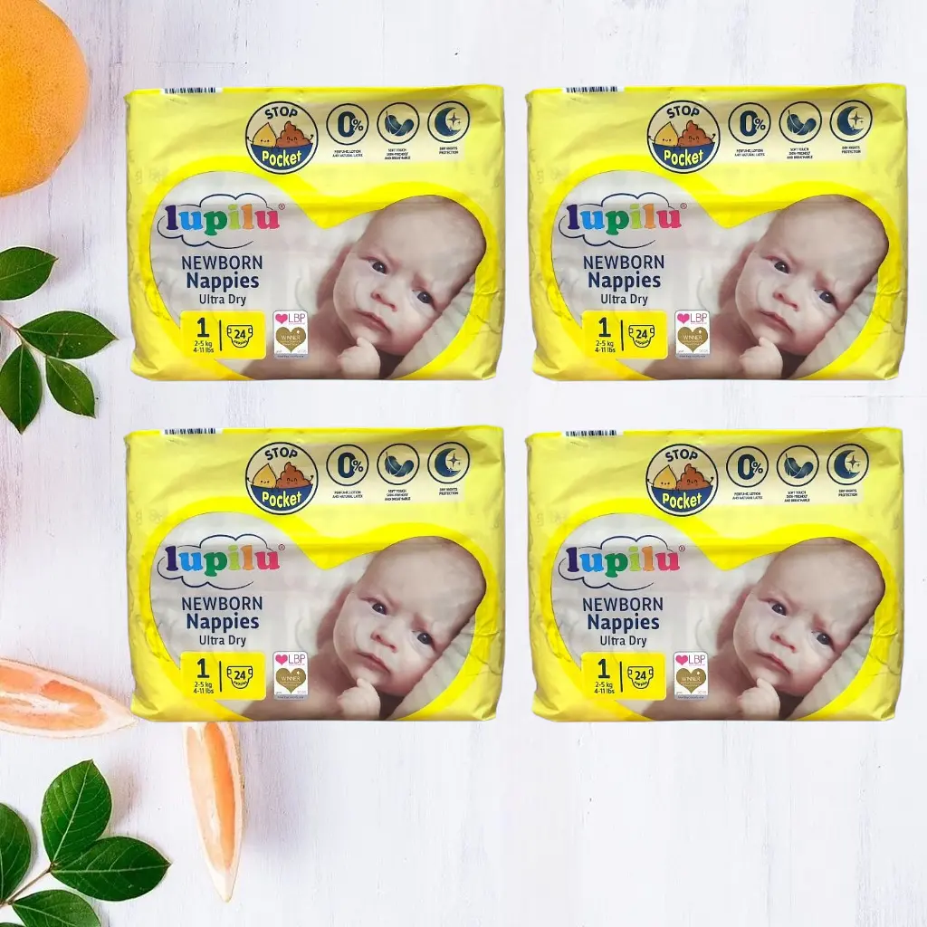 Підгузки Lupilu Ultra Dry 1 Newborn 2-5кг 96шт