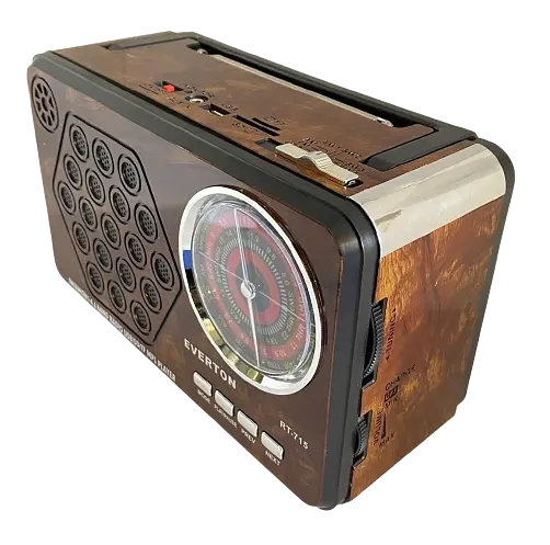 Портативний радіоприймач Everton RT-715 з ліхтариком Bluetooth FM USB SD (1756375710) - фото 6