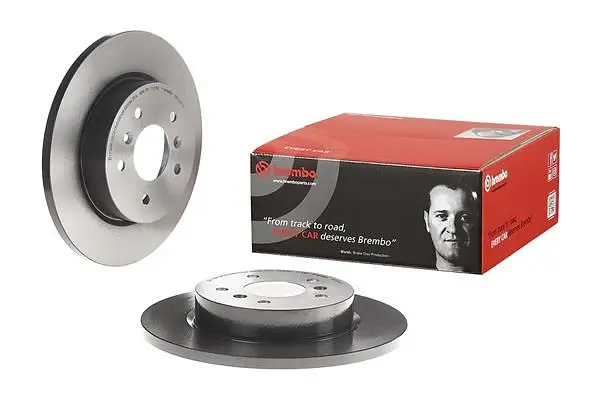 Диск гальмівний невентильований Nissan Qashqai II, Renault Captur II, 13-25р Brembo (08.C546.11) - фото 2