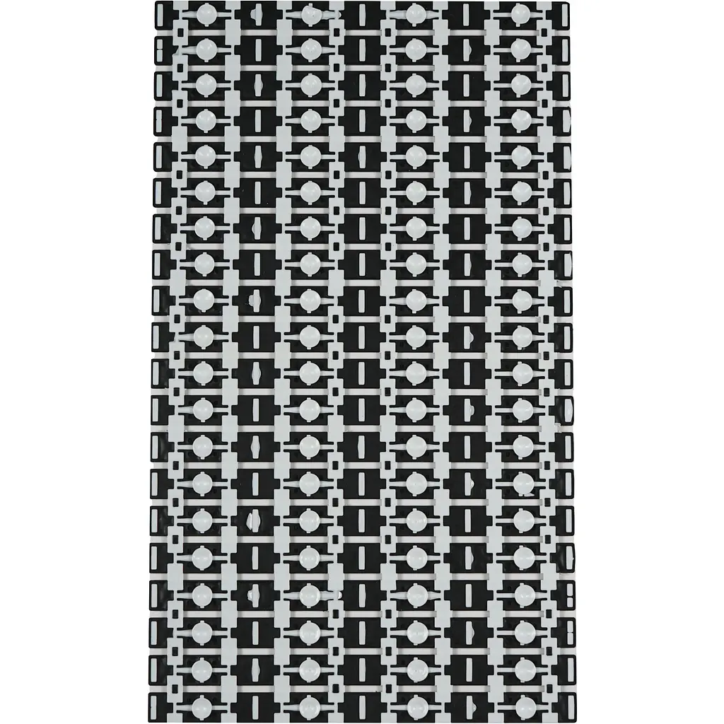 Килимок у ванну кімнату Eco Fabric смужка 69х40 см білий (6940-003) - фото 2
