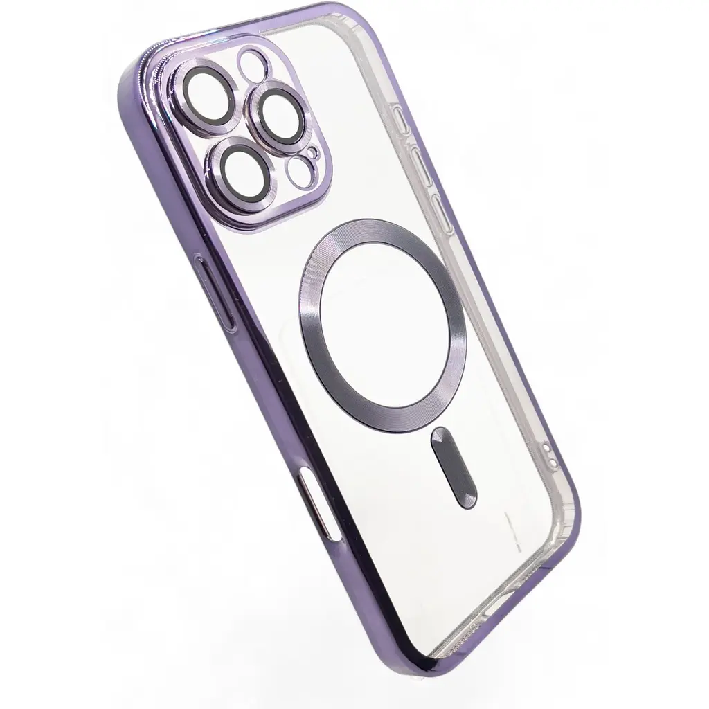 Чохол-накладка BeCover TPU Chrome Case (MagSafe) для Apple iPhone 16 Pro Max Purple (712089) - фото 2