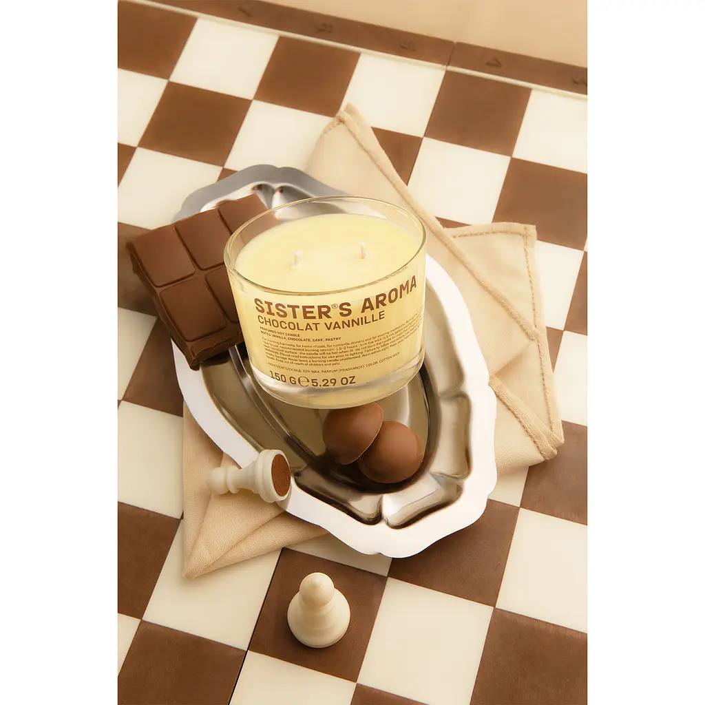 Ароматична свічка Sister`s Aroma Chocolat Vannille 150 г - фото 3