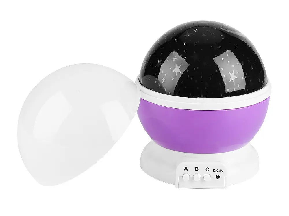 Ночник проектор зоряного неба дитячий нічний світильник Star Master Dream Rotating - фото 3