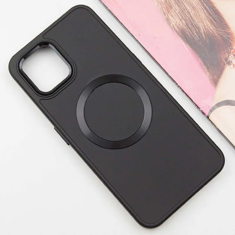 TPU чохол Bonbon Metal Style with MagSafe для Nothing Phone 2 Чорний / Black - фото 5