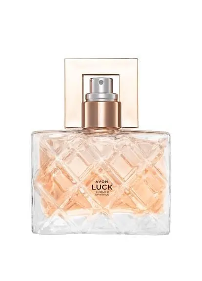 Открытка с пробным образцом Парфюмерной воды Avon Luck Summer Sparkle для Нее 0.6 мл - фото 2