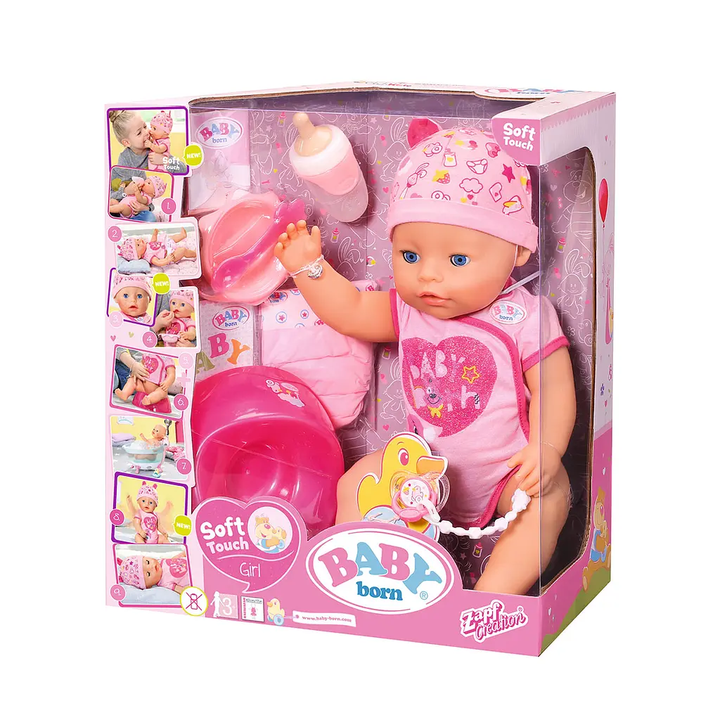 Кукла Baby Born Нежные объятия Очаровательная Малышка, с аксессуарами, 43 см (824368) - фото 8
