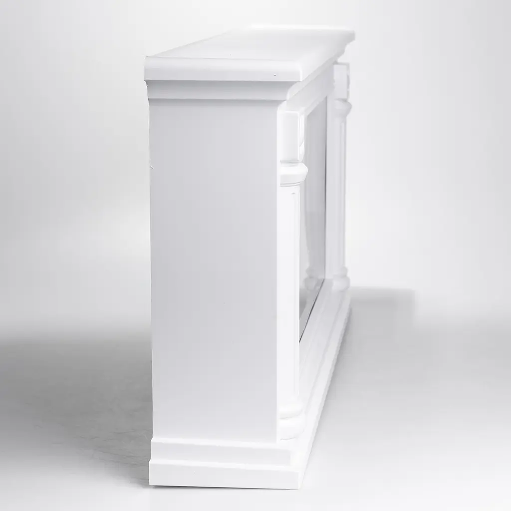 Камін декоративний з LED-підсвіткою 64*13*37 см, білий Yiwu SP-60W - фото 6