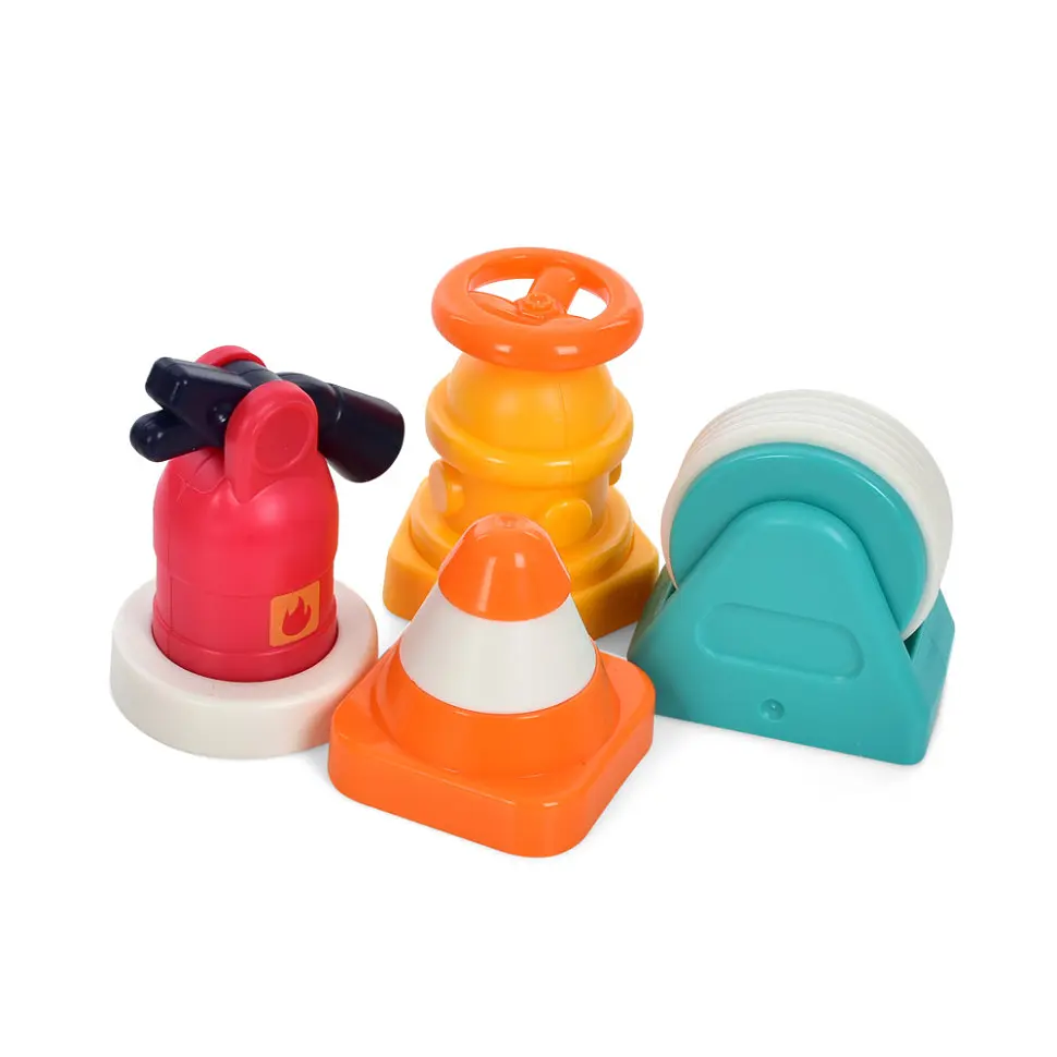 Дитяча Пожежна машинка Hola Toys E9998-HL зі світлом та звуком - фото 3