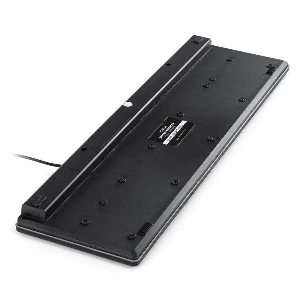 Клавіатура Vinga KB410 USB Black (KB410 Black) - фото 5