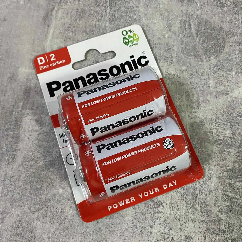 Батерейка PANASONIC D/LR20 (2шт) - фото 2