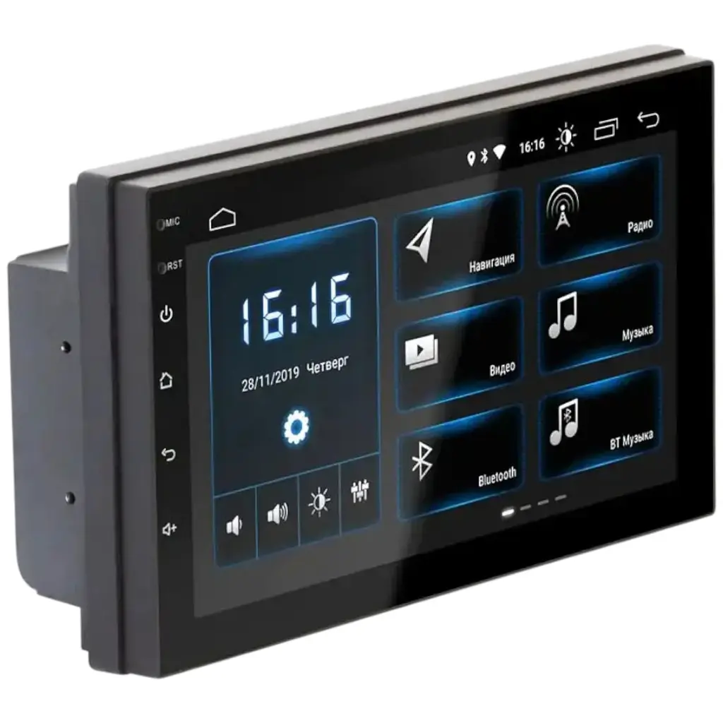 Автомобильная магнитола Pioneer универсальная штатная 2DIN для любого авто Incar 4/32 ГБ черная - фото 2