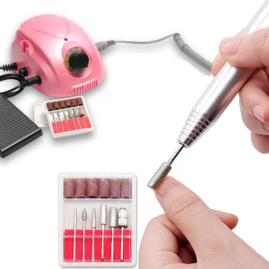 Апарат фрезер SalonHome T-DM-212-pink для манікюру 35000 оборотів Pink-212 - фото 2