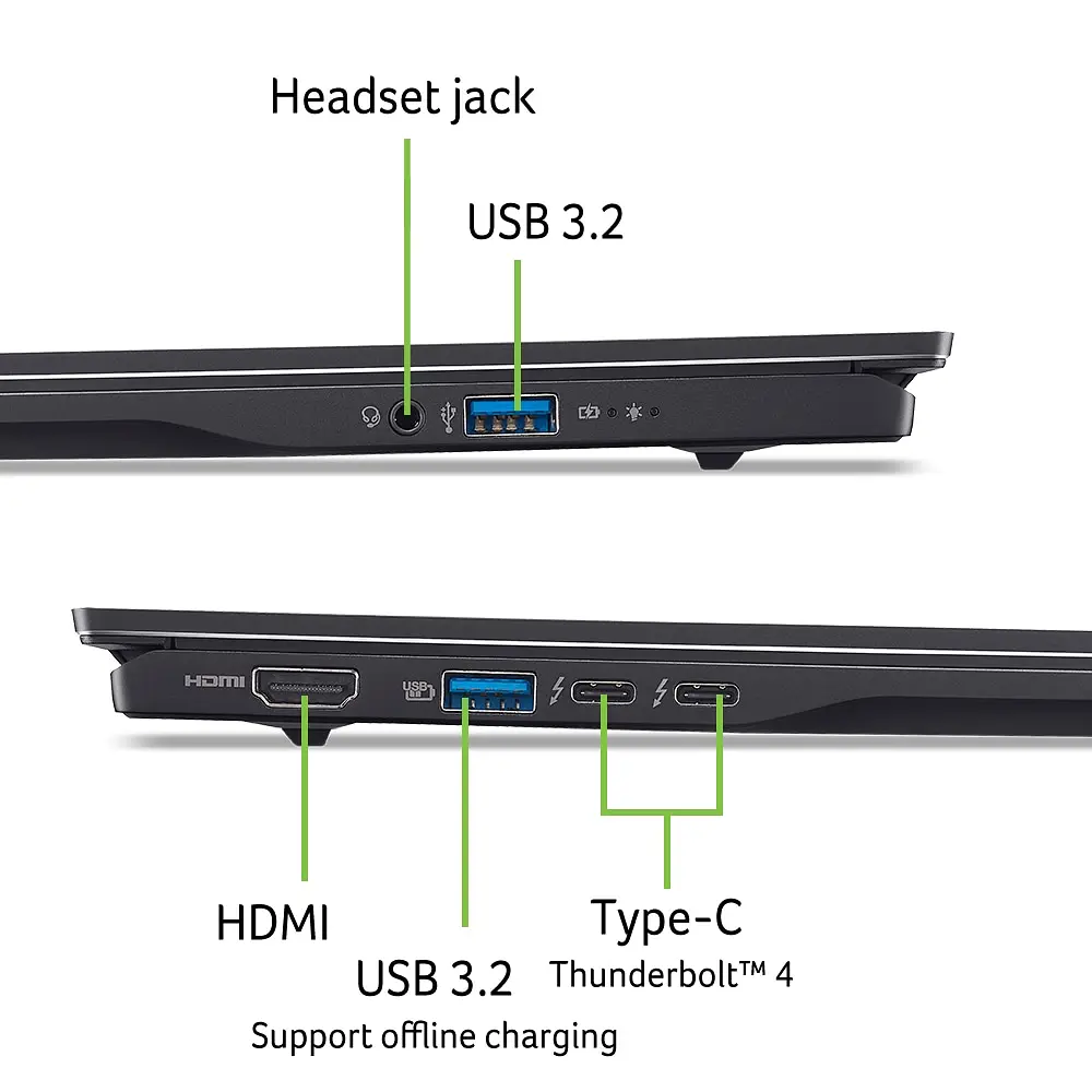 Ноутбук ACER Swift 16 AI OLED SF16-51-79BL, Intel Core Ultra 7 256V до 4.8GHz, 16" WQXGA+, 16GB, SSD 1TB, Intel Arc Graphics, Windows 11 Home - фото 12