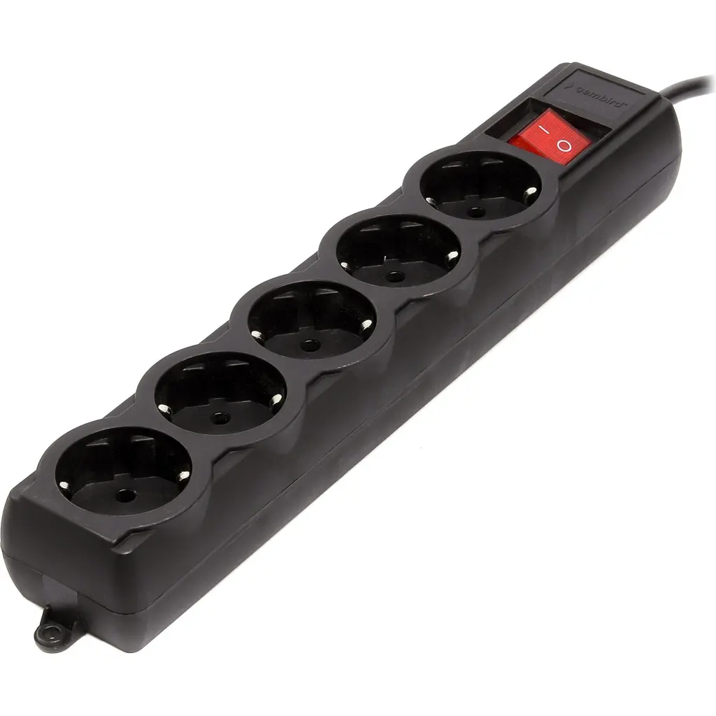 Мережевий фільтр Gembird SPG5-G-15B-PRO Black [142521] - фото 3