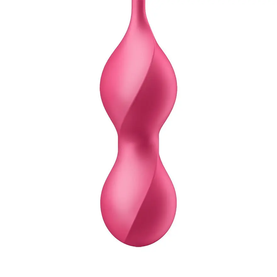 Вагінальні смарт-кульки з вібрацією Satisfyer Love Birds 2 Connect App Red, 86 г, пульт ДК Satisfyer SX0571 99893 - фото 4